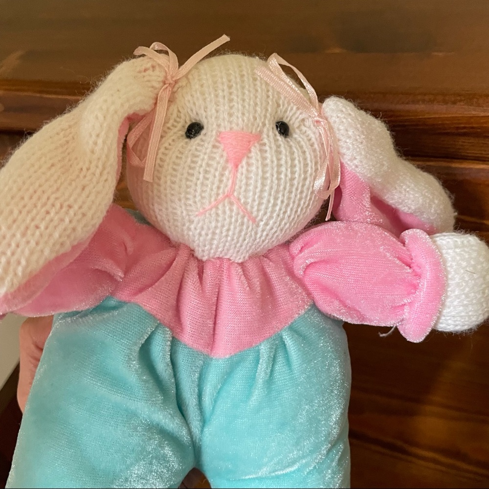 Pastel Plush Bunny Rabbit 🐇 - Picture 3 of 4